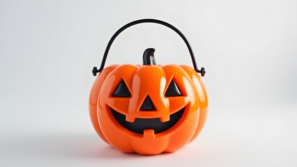 Cute Halloween Pumpkin Bucket Candy Holder