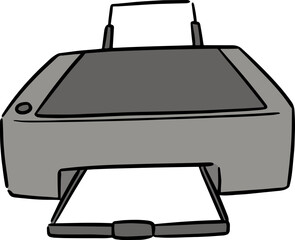 Illustration of printer
