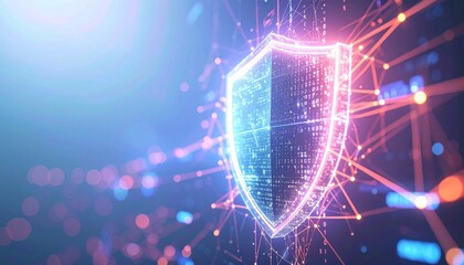 The shield stands as a beacon of digital trust.  