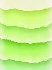 Fototapeta premium A serene abstract artwork features layered paper in varying shades of green, with torn edges creating depth.
