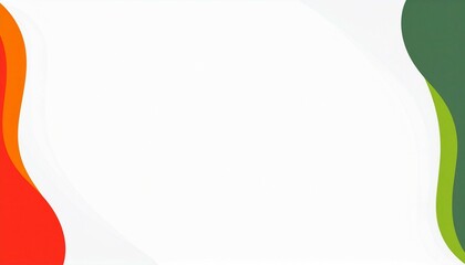 Obraz premium abstract background with red and green ribbon