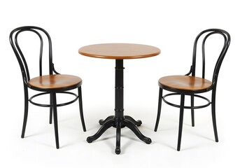 Small round table and chairs