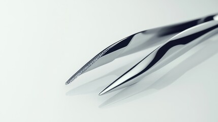 Close-up of surgical dissecting forceps