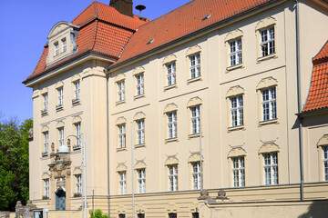 Town hall of Altlandsberg in the Märkisch-Oderland district, Federal State of Brandenburg - Germany