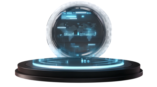 Floating crowdfunding campaign success predictor panel, isolated, PNG format, transparent background. Varient 4