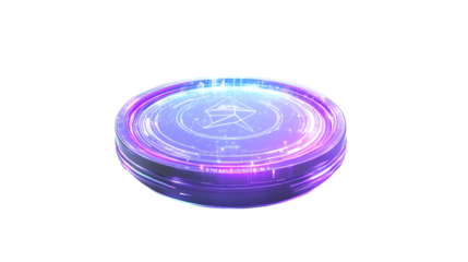 Floating crypto airdrop reward tracker dashboard, isolated, PNG format, transparent background. Varient 5