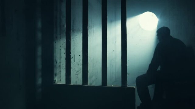 Jail Cell Shadows View