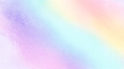 Abstract pastel watercolor background soft rainbow gradient dreamy texture hand-painted feel cute aesthetic
