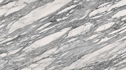 Obraz premium high-resolution close-up of Carrara marble texture with elegant gray veins on white background. Perfect for luxury design projects. Copy space on the right. carrara marble, natural stone texture, 