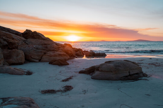 Sunset at the beach