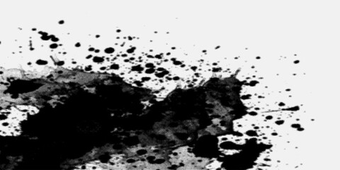 Grunge halftone gradient background. Faded grit noise texture. White and black sand wallpaper. Retro pixelated backdrop. Anime or manga style comic overlay. Vector