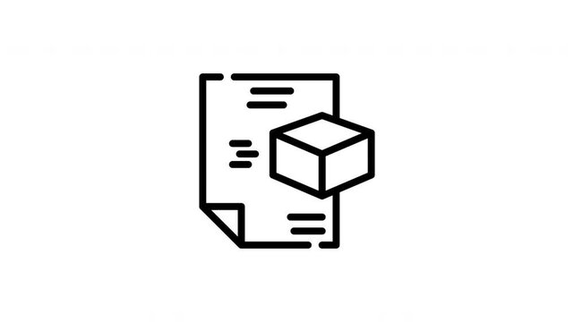 icon motion line graphic cache file