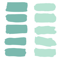 set greenl brush stroke collection