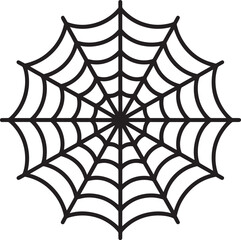 Intricate Spider Web Design – Symmetrical and Geometric Pattern