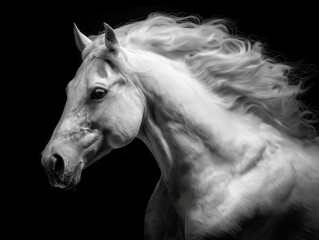 Obraz premium Pferd Porträt