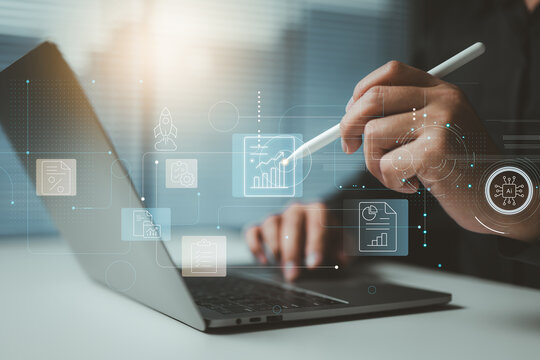 Advanced data visualization driven by AI enhances productivity and supports better business decisions.