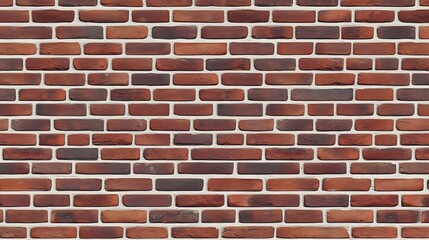 Seamless Red Brick Wall Texture Background Pattern