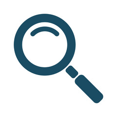 Magnifier glass svg cut file. Isolated vector illustration.