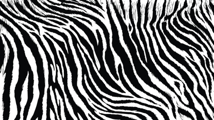 Zebra Pattern Textile Design Background, scratch and dust particle grain on white background.