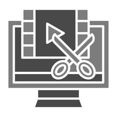 Clip editing Icon