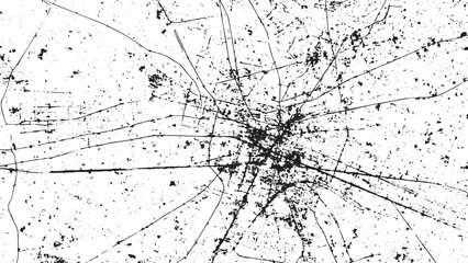 map with grunge texture in dot style. Abstract vector illustration of a country map, map with grunge texture, geometric symbol, map grunge texture design.