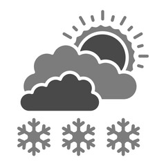 Snowy day Icon