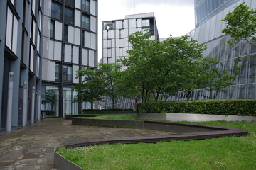 Modern building in the city of Bilbao