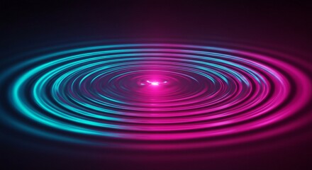 Abstract Ripples in Pink and Blue