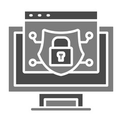 Naklejka premium Web security Icon