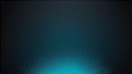Abstract black and blue and turquoise gradient noisy grain background texture