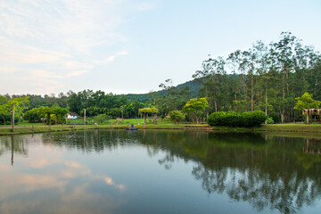 Beautiful landscapes of the Brazilian Fazenda, Rio Grande do Sul, Brazil