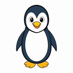Obraz premium A cute-penguin 
