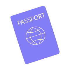 Passport resting on a flat surface with a globe design, symbolizing travel and exploration