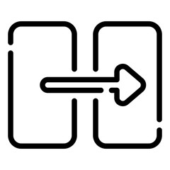 Exit Icon Symbol Design