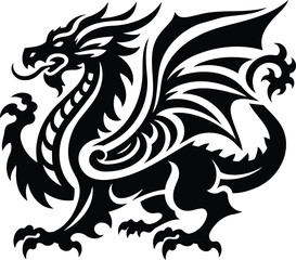 Classic Heraldic Dragon