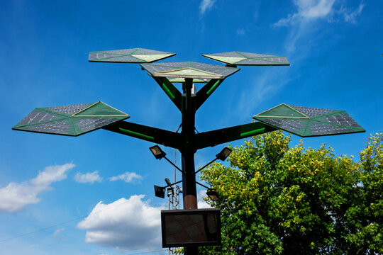 Solar Tree A Sustainable Solution for Urban Areas Providing Renewable Energy and Aesthetic Appeal Worldwide Locations