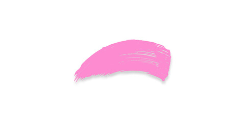 Pink Brush Stroke Design Element