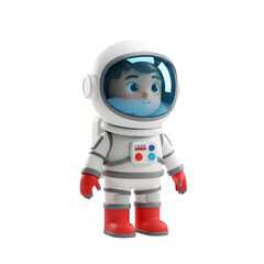 blue robot with a big smile