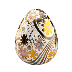 Floral Easter Egg Design