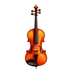 Fototapeta premium Classic Violin with Polished Finish and Elegant Design