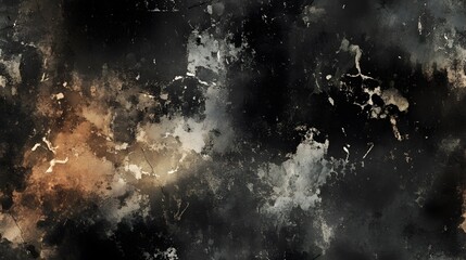 Grunge texture with dark and muted color tones.