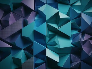 Fototapeta premium Abstract background with black realistic triangles futuristic space vector illustration