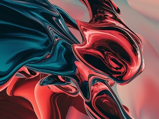 Abstract futuristic contemporary modern watercolor art minimalist illustration for social media wall decoration postcard or brochure cover design digital generated cartoon style