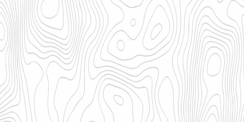 Abstract background vector. Abstract topographic contours map background. Abstract white pattern topography vector background. Black and white topography contour line map isolated on white background.