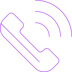 Call icon single vector illustration