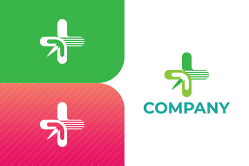 Fototapeta premium hospital logo template, clinic logo template, medical sign logo, healthcare logo design