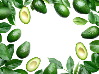 Fresh Avocado Fruits with Gorgeous Texture