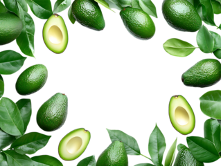 Fresh Avocado Fruits with Gorgeous Texture