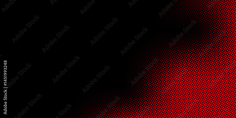 Aufkleber halftone gradient background. abstract black and red texture with dots and smooth fade. modern minim