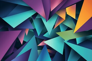 Watercolor background colorful abstract unusual form